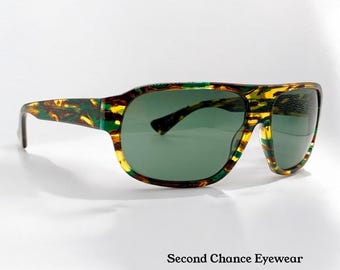 Deadstock Kala Eyewear - Usa Made Green|Brown|Amber Tortoise Shell Sunglasses