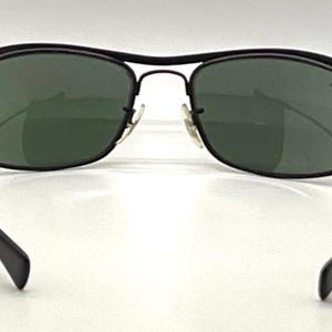 Ray-Ban B&L Usa-Vintage Rectangular Metal Sunglasses-Deadstock|Unworn image 5