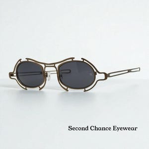 Raf Simons × Linda Farrow Raf13-C1 Bronze Sunglasses – Rare Collaboration