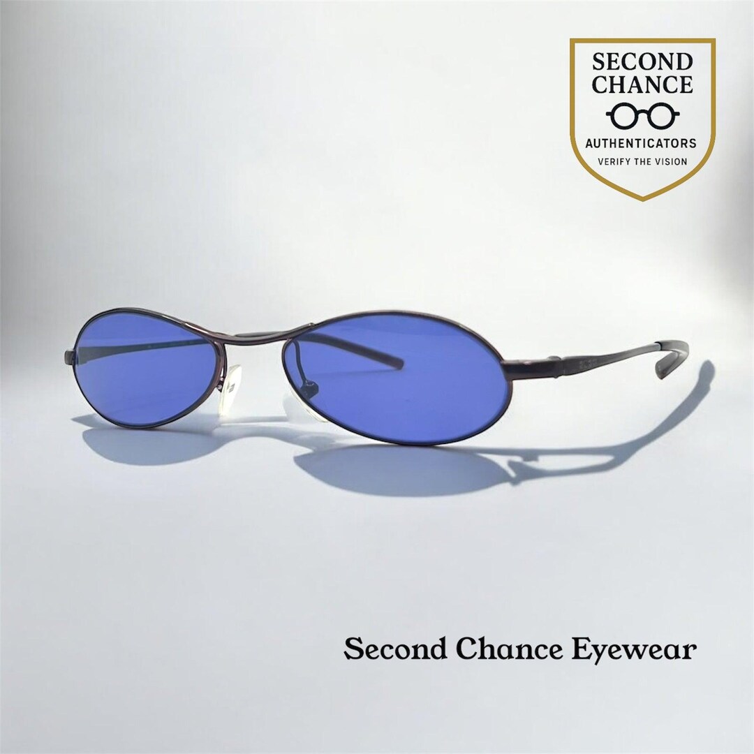 Gucci Gg 2578 625-Y2K Vintage Oval Sunglasses-new Solid Bluecustom