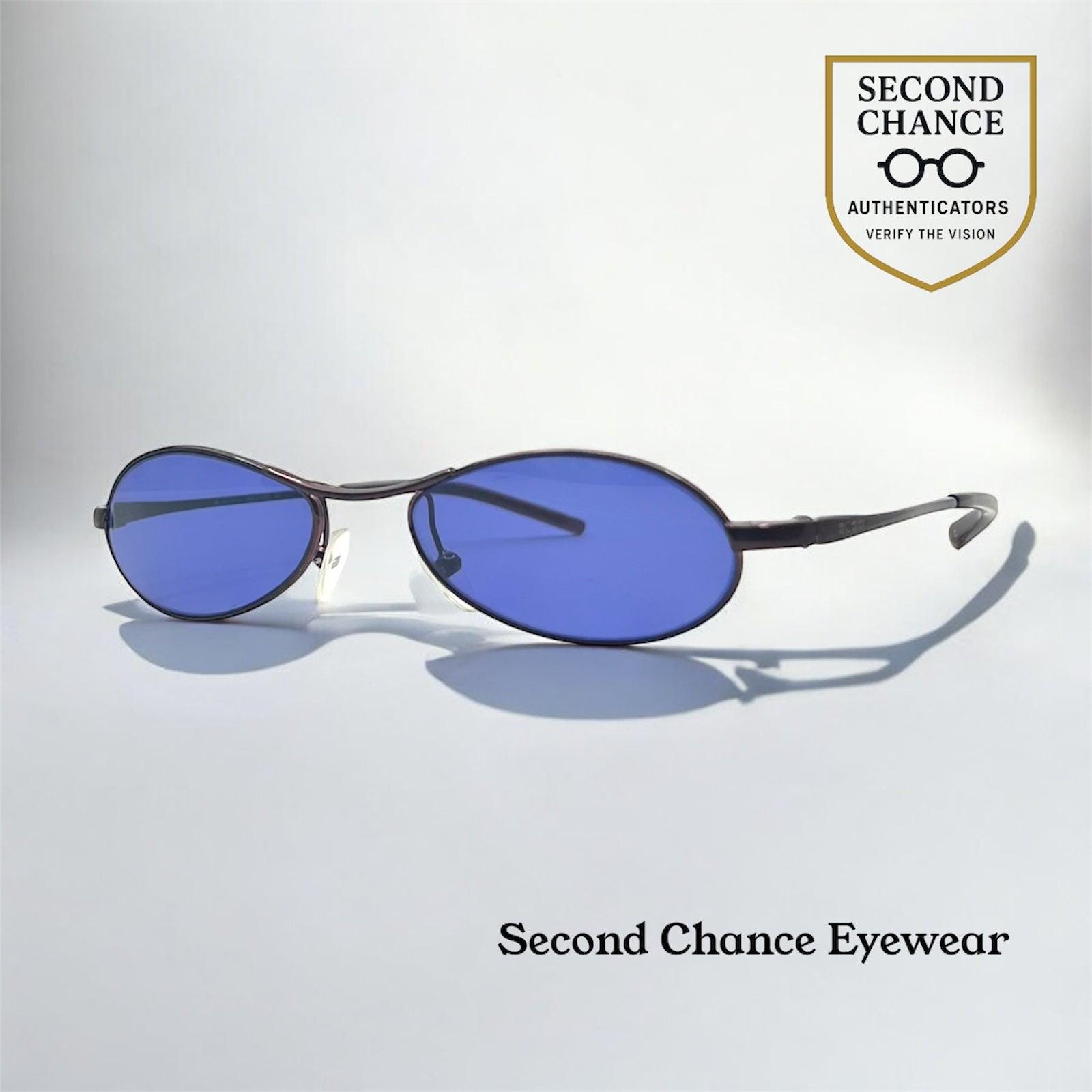 Gucci Gg 2578 625-Y2K Vintage Oval Sunglasses-new Solid Bluecustom