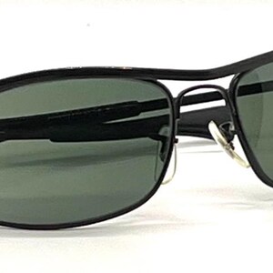 Ray-Ban B&L Usa-Vintage Rectangular Metal Sunglasses-Deadstock|Unworn image 10