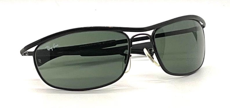 Ray-Ban B&L Usa-Vintage Rectangular Metal Sunglasses-Deadstock|Unworn image 10