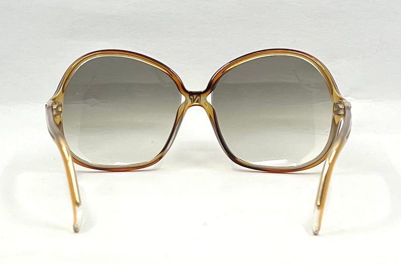 Gafas de sol vintage extragrandes Nina Ricci Paris: nuevas lentes personalizadas con degradado imagen 7