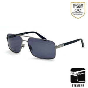 Vintage Gucci Gg 1950|S Sunglasses Silver Grey 0Q772 60-15-135 Made In Italy