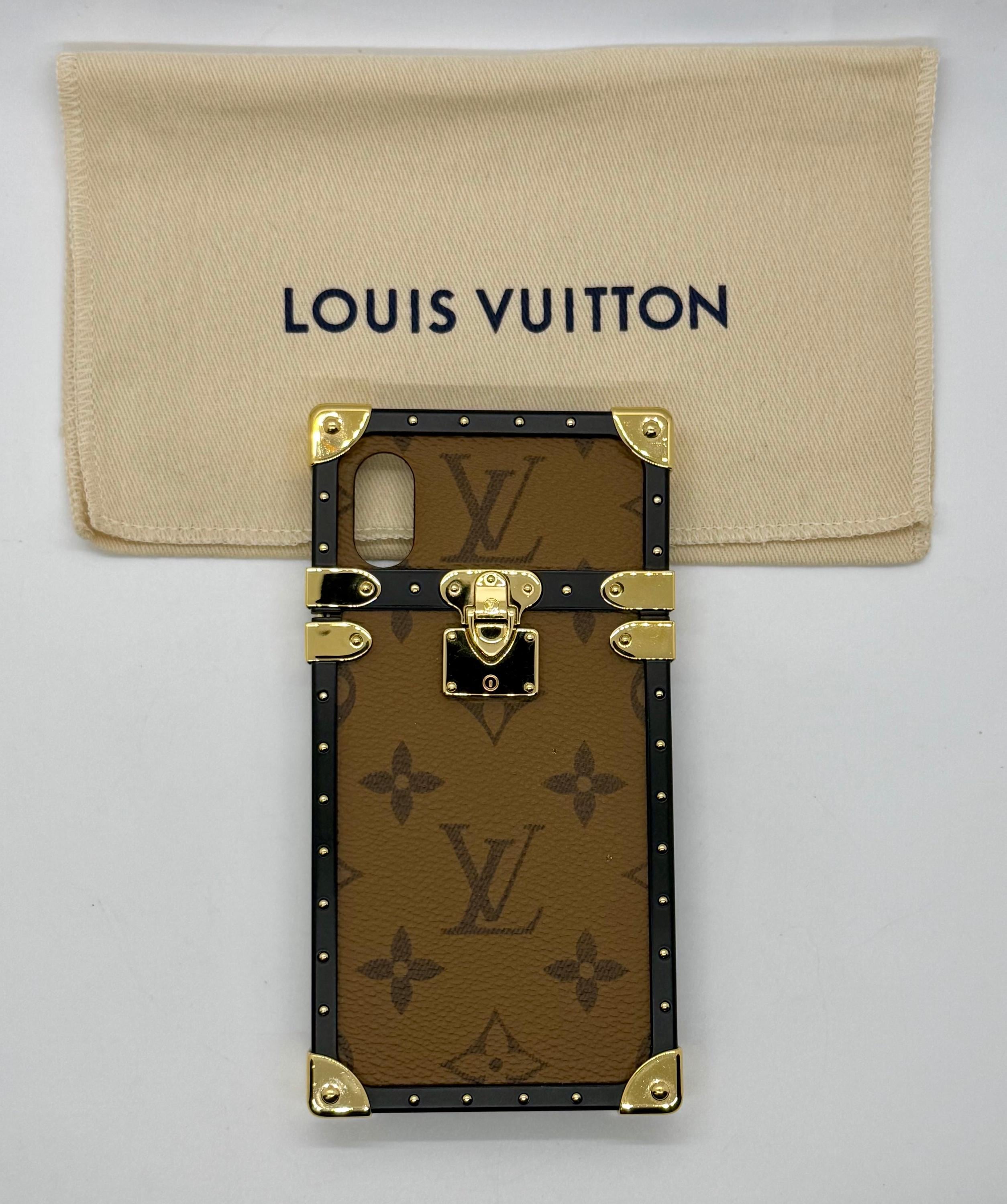 Louis Vuitton Monogram Trunk iPhone Case Classic Canvas Authentic