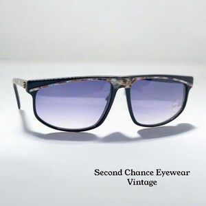 Lunettes De Soleil Vintage Jean Louis Scherrer Années 70 - Modèle Oversize XXL - Monture Violette