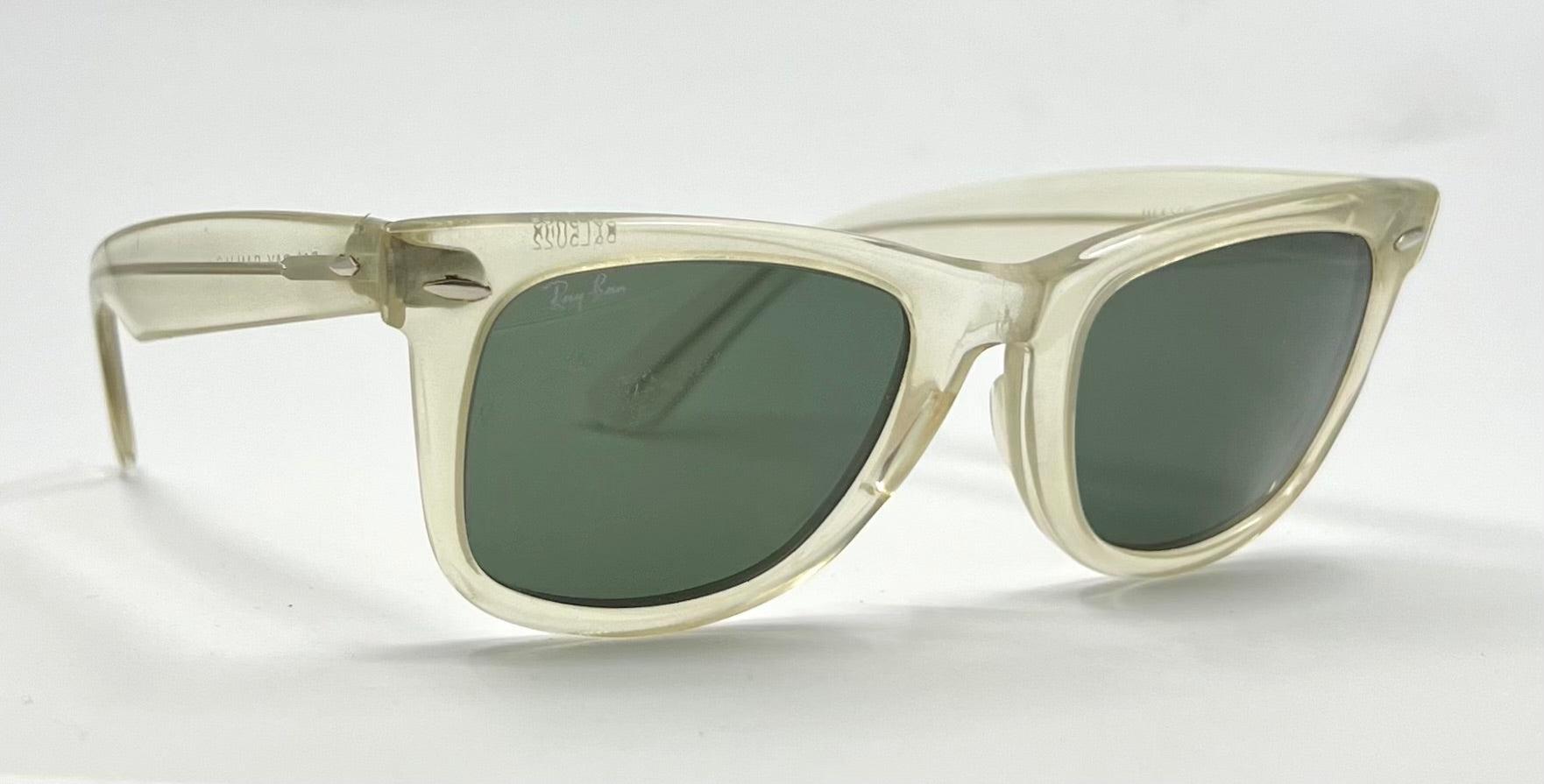 Vintage Ray-Ban B&L 5022 Rare Blonde Frost Sunglasses Ray Ban B&L Vintage Sunglasses NOS - Mod. Wayfarer - Limited  main image 2
