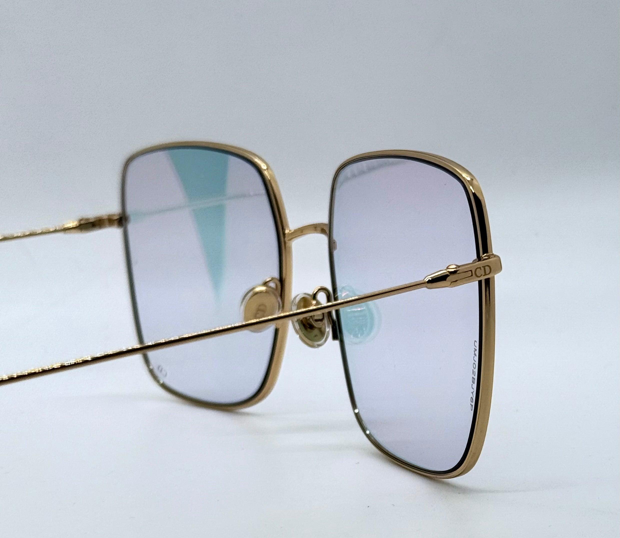 Dior Stellaire 1 Sunglasses Eyewear Christian Dior Stellaire 1 Square Sunglasses - Silver  main image 2