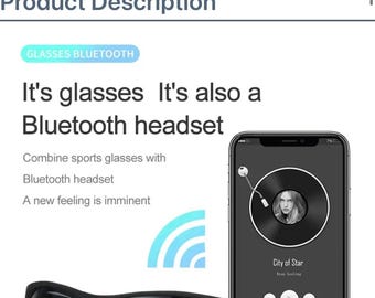 Smart Music-zonnebrillen en -koptelefoons - Bluetooth -5,0 Hifi-geluidskwaliteit - Handsfree bellen