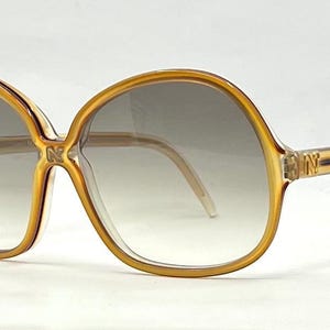 Gafas de sol vintage extragrandes Nina Ricci Paris: nuevas lentes personalizadas con degradado imagen 4