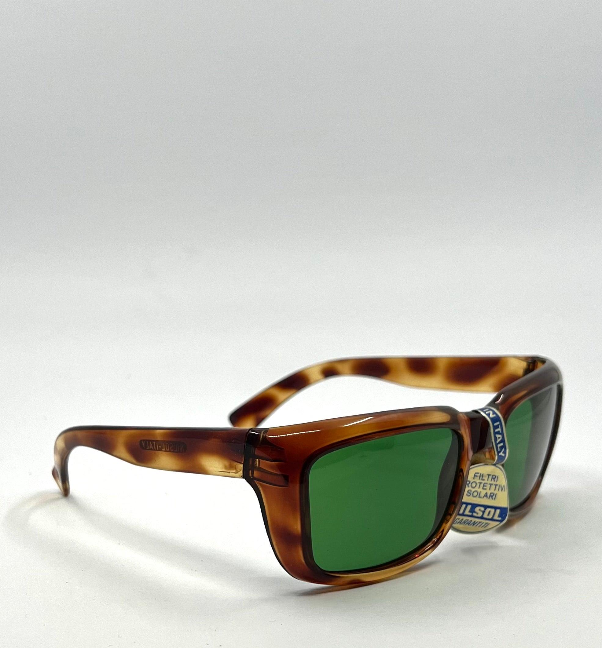 Nilsol Italy-vintage Sunglasses-tortoise Acetate W|org 