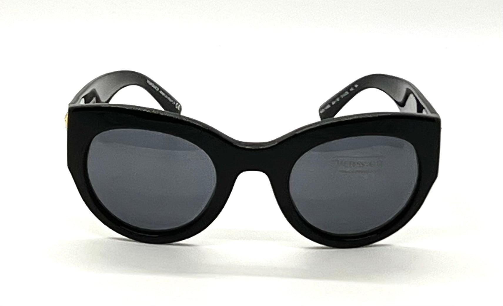 Versace Ve4353 Tribute Medusa Vintage Sunglasses-Black-Deadstock
