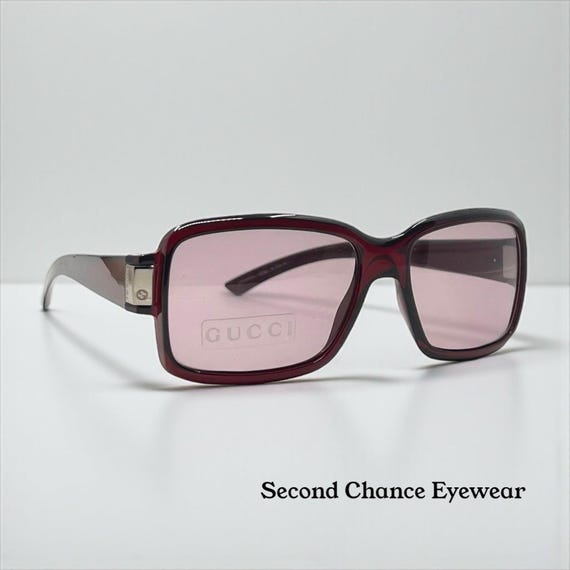 Gucci Gg1485|s 8U5 Burgundy Red Y2K Vintage Sunglasses-deadstock