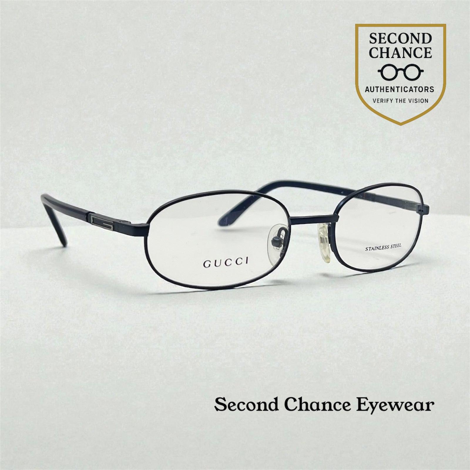 Gucci Gg1374 6xg Vintage Oval Optical Frame – Deadstock Made in