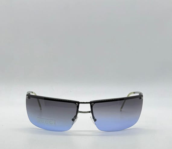 Gucci Gg2653|s L7e-vintage Y2K Shield Sunglasses-original  display picture 2