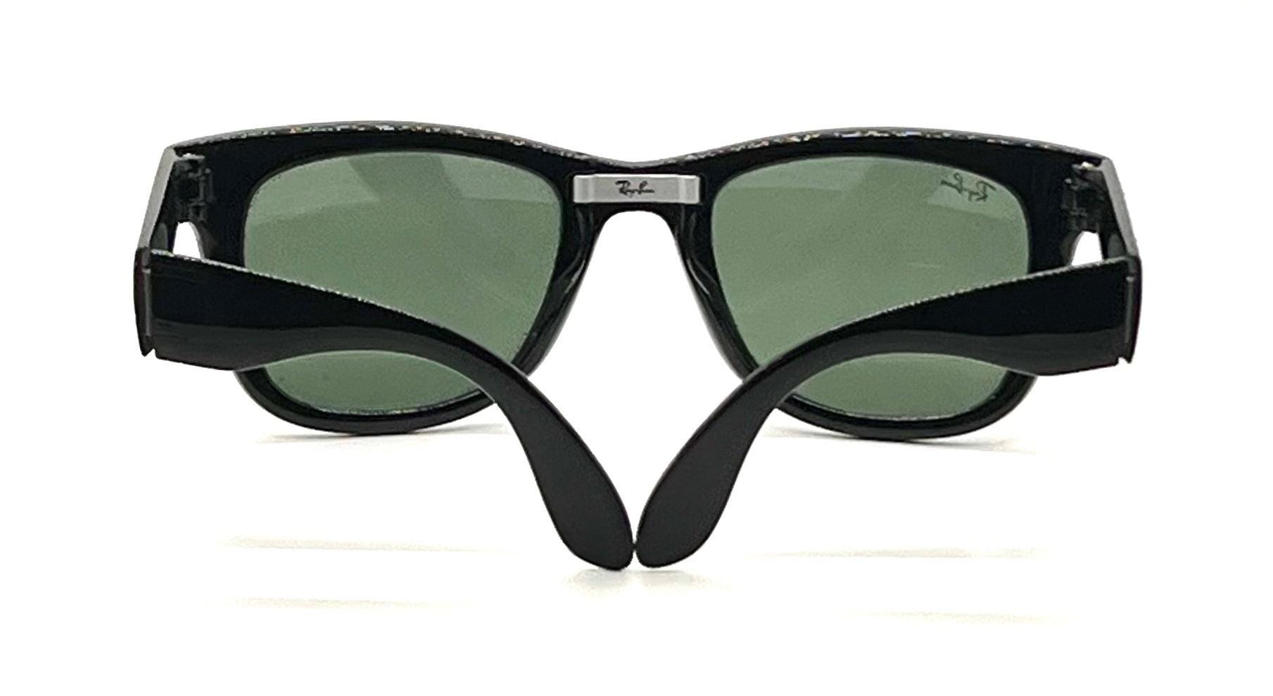 Ray-ban Folding Wayfarer Black G15 Unworn Full Kit B&L Case Rb4105