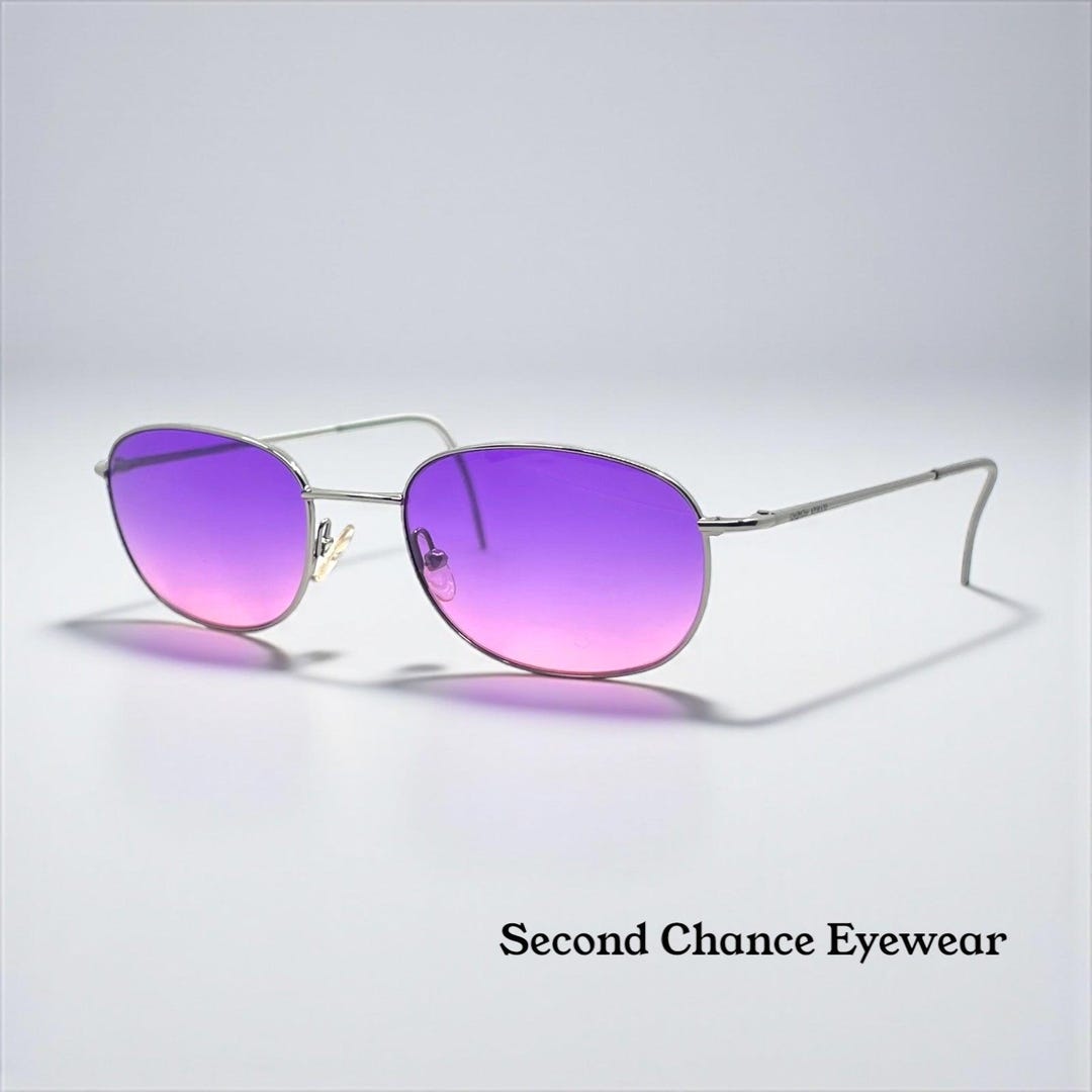 Giorgio Armani Ga 22 6lb Y2K Vintage Sunglasses W|new  display picture 3