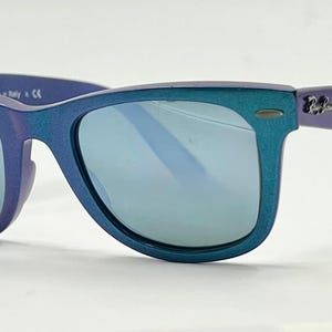 Ray-Ban Rb2140 Wayfarer Cosmo Collection Mercury Blue Iridescent 50-22 image 5