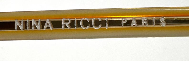 Gafas de sol vintage extragrandes Nina Ricci Paris: nuevas lentes personalizadas con degradado imagen 9