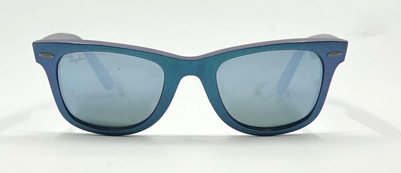 Ray-Ban Rb2140 Wayfarer Cosmo Collection Mercury Blue Iridescent 50-22 image 3