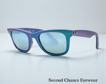Ray-Ban Rb2140 Wayfarer Cosmo Collection Mercury Blue Iridescent 50-22