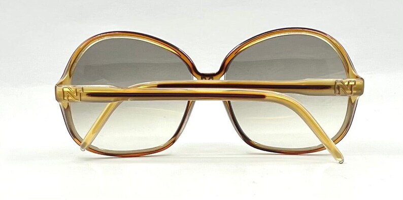 Gafas de sol vintage extragrandes Nina Ricci Paris: nuevas lentes personalizadas con degradado imagen 11