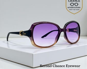 CHRISTIAN DIOR Vintage 2000's Millenium 83L Violet Mask Sunglasses