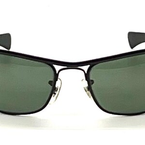 Ray-Ban B&L Usa-Vintage Rectangular Metal Sunglasses-Deadstock|Unworn image 2