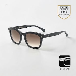 Benjamin “James” Matte Black Sunglasses | Made in Japan | Custom Gradient Lenses | Full Kit |