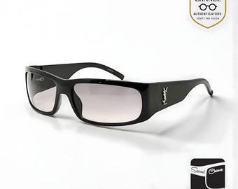 Yves Saint Laurent Ysl 2107|N|S Vintage Sunglasses-W|Case-Unworn-Made In Italy