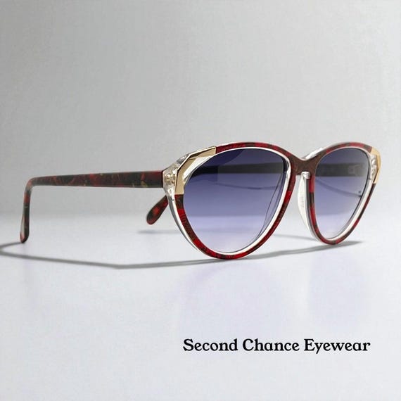 Silhouette M1298 Vintage Cat Eye Sunglasses w|New… - image 1