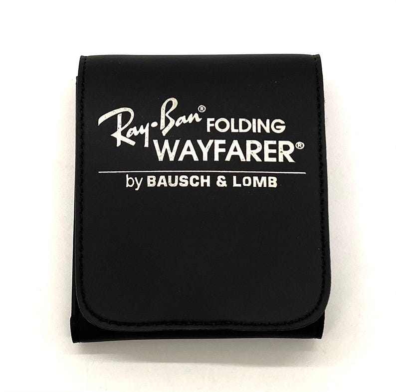 Ray-Ban Folding Wayfarer Schwarz G15 Ungetragenes Komplettset B & L Koffer RB4105 Style Italy Bild 16