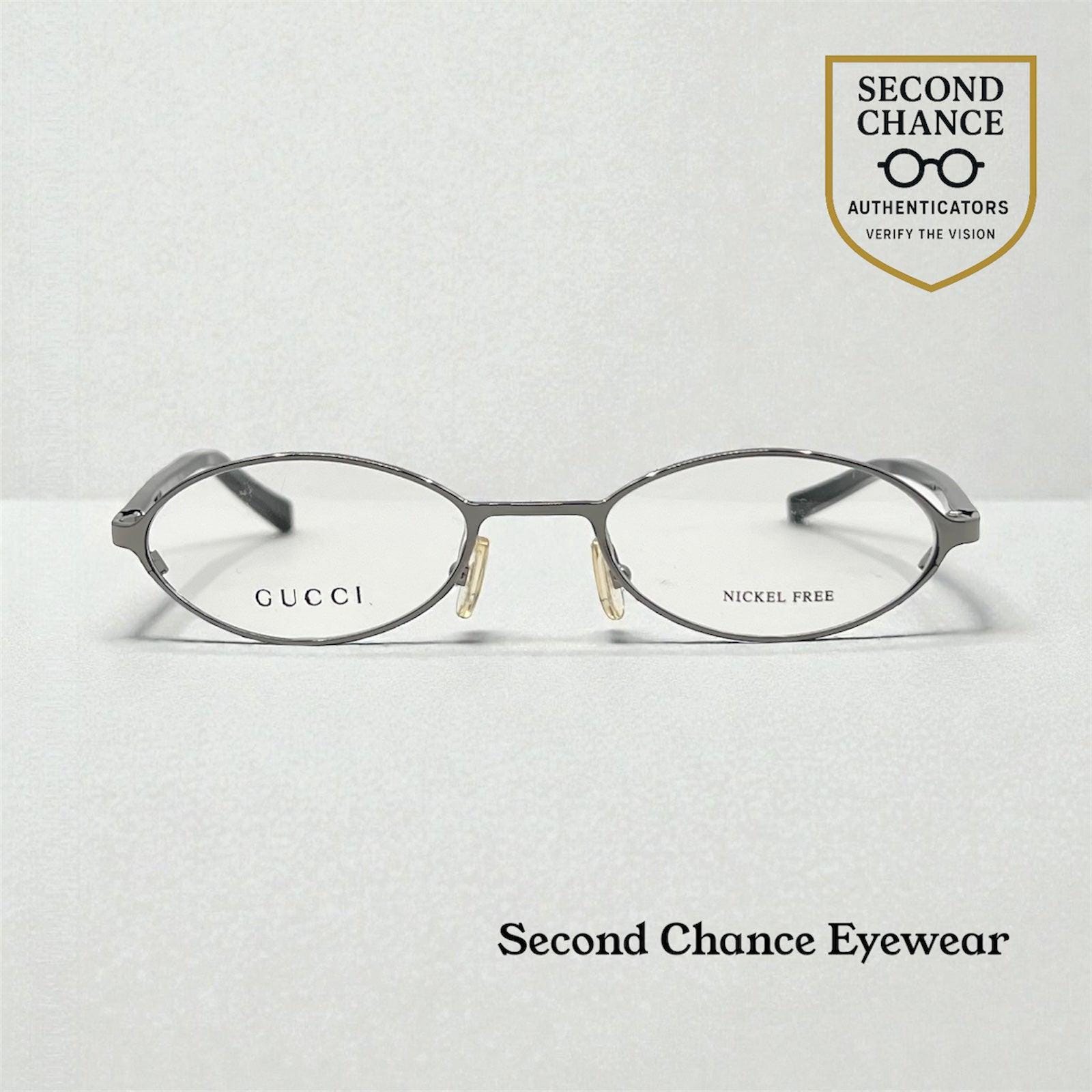 Gucci Gg 1668 B36 Oval Optical Frames-y2k Vintage-unworn-italy