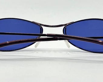 Gucci Gg 2578 625-Y2K Vintage Oval Sunglasses-new Solid Bluecustom