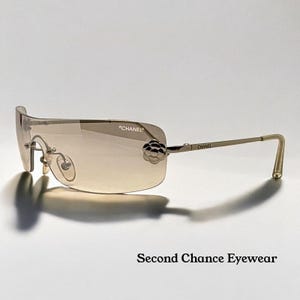 た*や様 CHANEL archive sunglasses rim less Chanel Rimless Vintage Sunglasses - Etsy