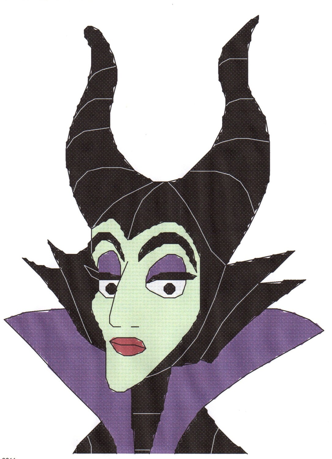 Maleficent Disney Villain Cross Stitch Pattern - Etsy Maleficent Disney Villain Cross Stitch Pattern - Etsy