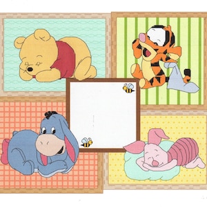 Baby Pooh Birth Announcement Cross Stitch Pattern Winnie the Pooh Instant Digitial Downoad