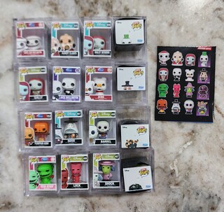 Funko Bitty Pop! The Nightmare Before Christmas: 4PK Con Santa Jack E Figura Misteriosa
