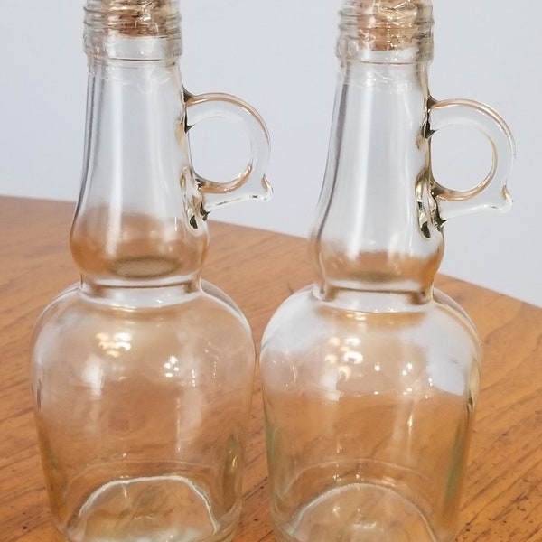 Clear Glass Bottle Etsy