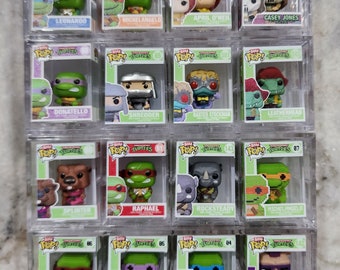 Funko Bitty Pop Teenage Mutant Ninja Turtle Complete Set with Mystery (Chase) 16 in Set