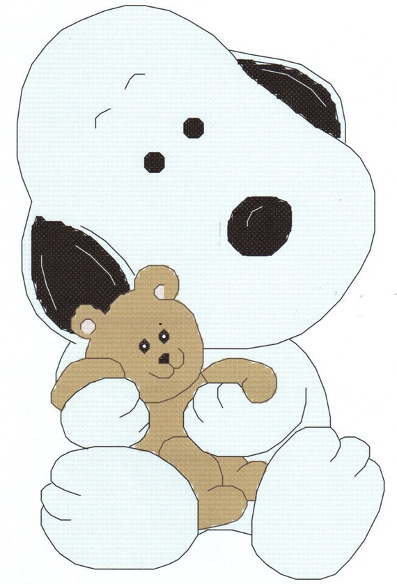 snoopy teddy bear