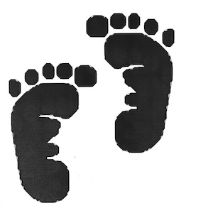Baby Feet Print Cross Stitch Pattern  Digital Download