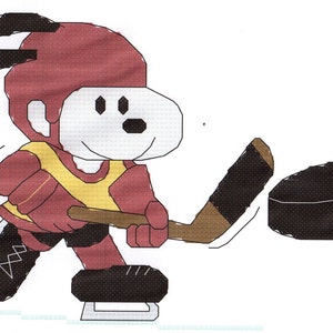 希少＞ スヌーピー Let's Play Hockey Snoopy Plays Hockey - Etsy