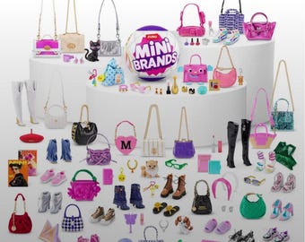 Zuru 5 Surprise Mini Brands Fashion Series 4 ~ TÚ ELIGES ~ Maquillaje para bolso