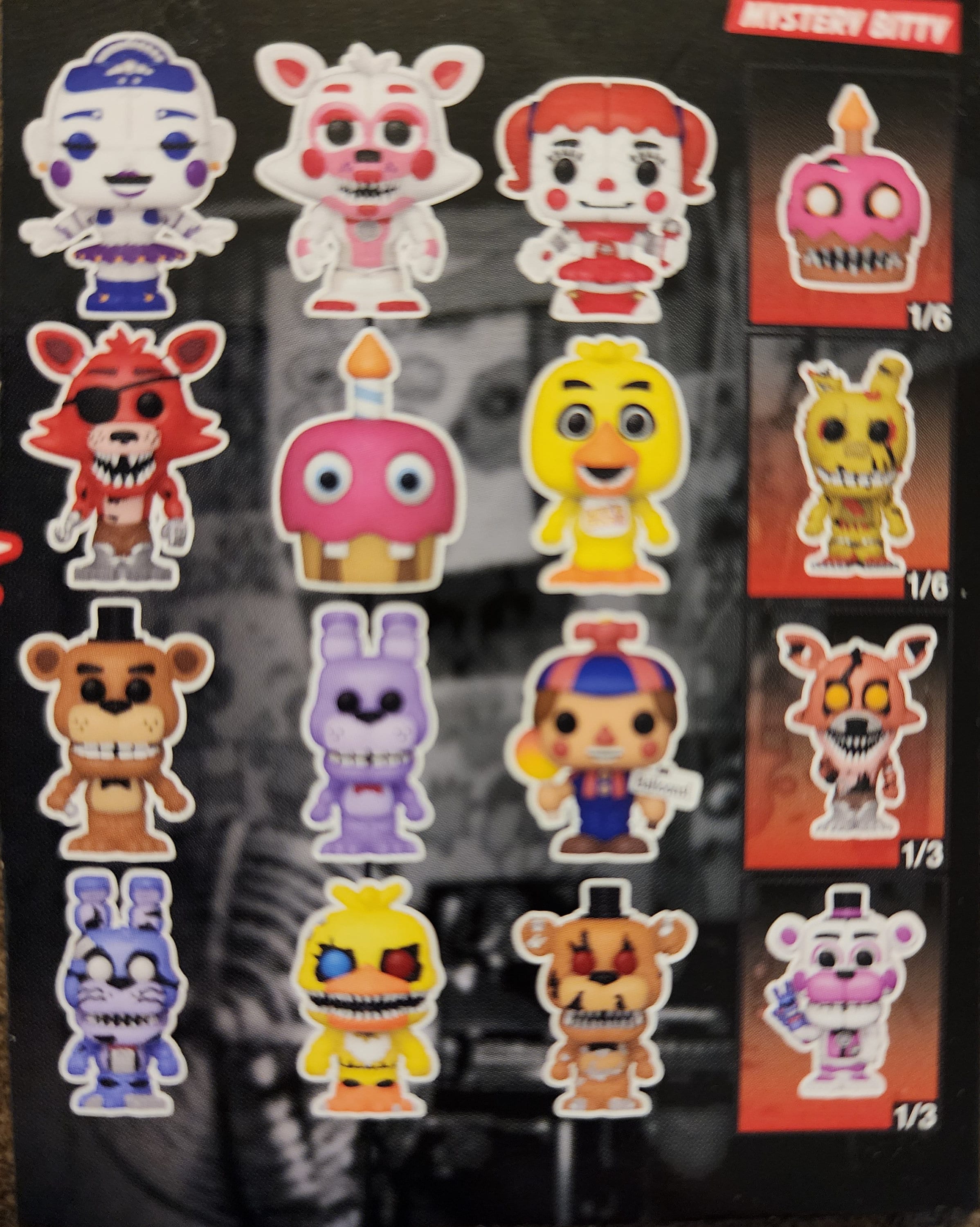 Funko FNAF bitty pops review (14 new pops!) 