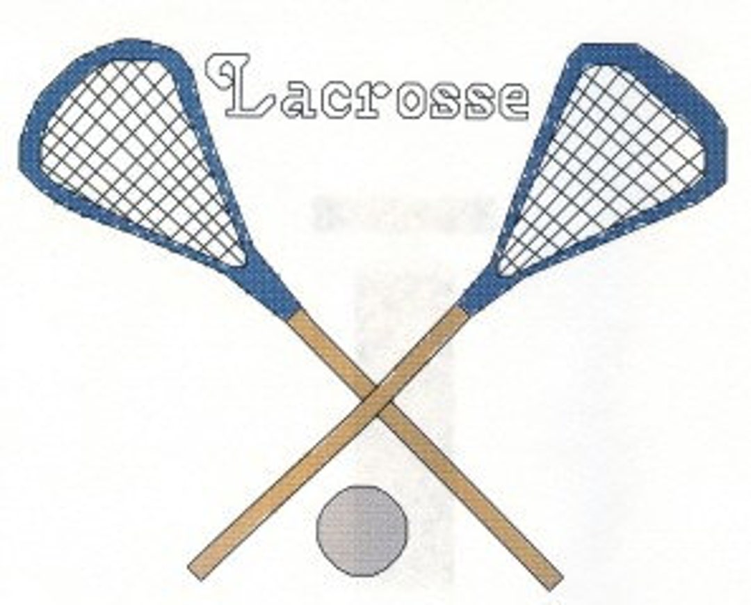 Lacrosse Sticks Counted Cross Stitch Pattern Etsy