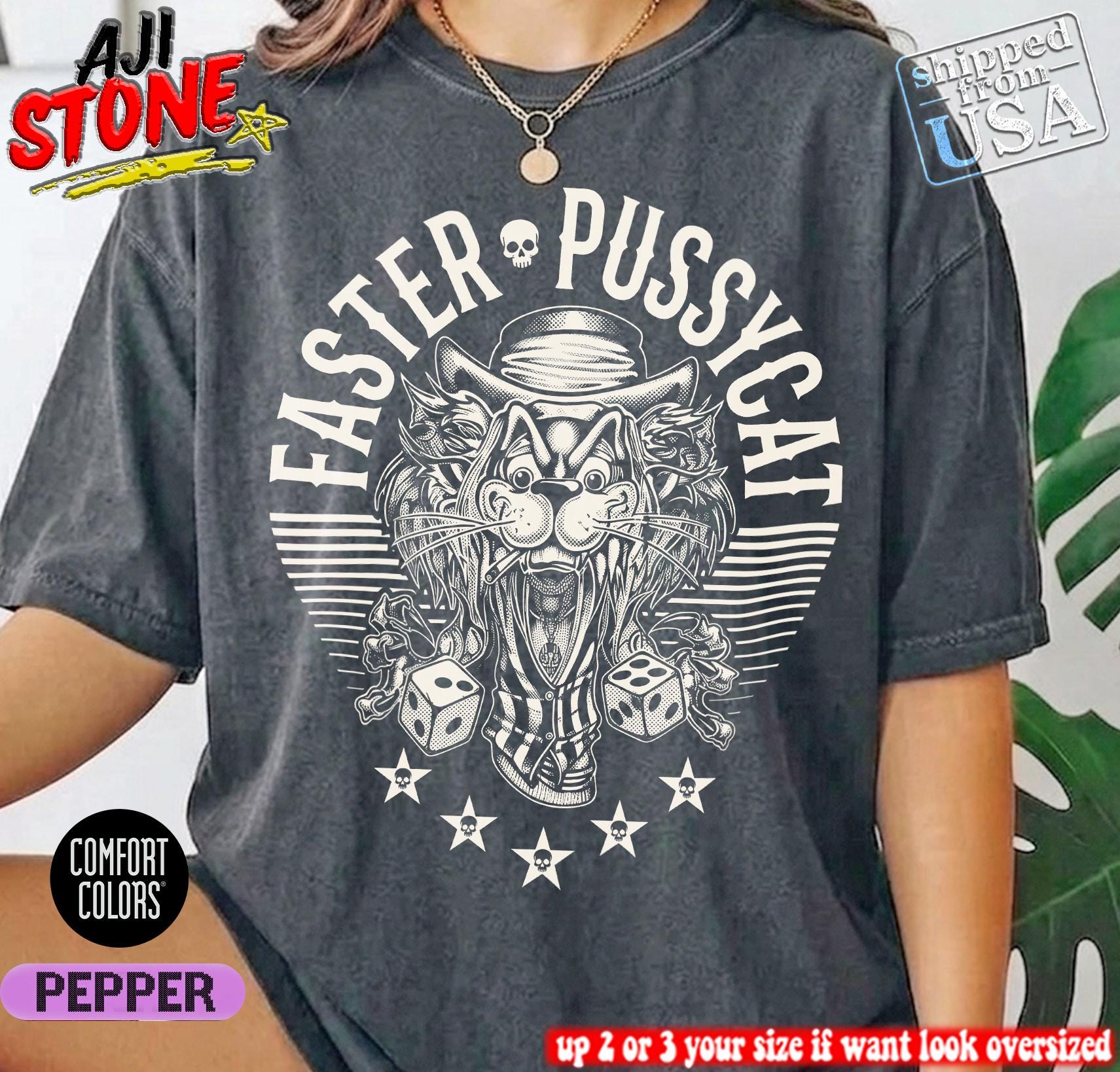 Faster Pussycat Concert Shirt - Etsy