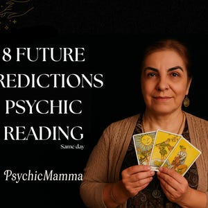 8 Future Psychic Predictions: Same Hour Tarot Reading, Clairvoyant Insight