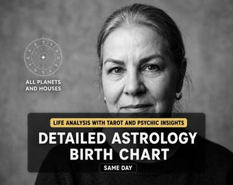 Natal Chart Reading | Astrology, Psychic & Tarot Insights (Same Day)